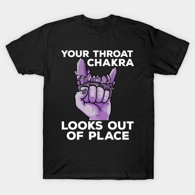 Yoga Chakra Brass Knuckles Funny Meditation Zen Statement T-Shirt by TellingTales